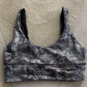 lululemon athletica Black and Gray Sports Bra